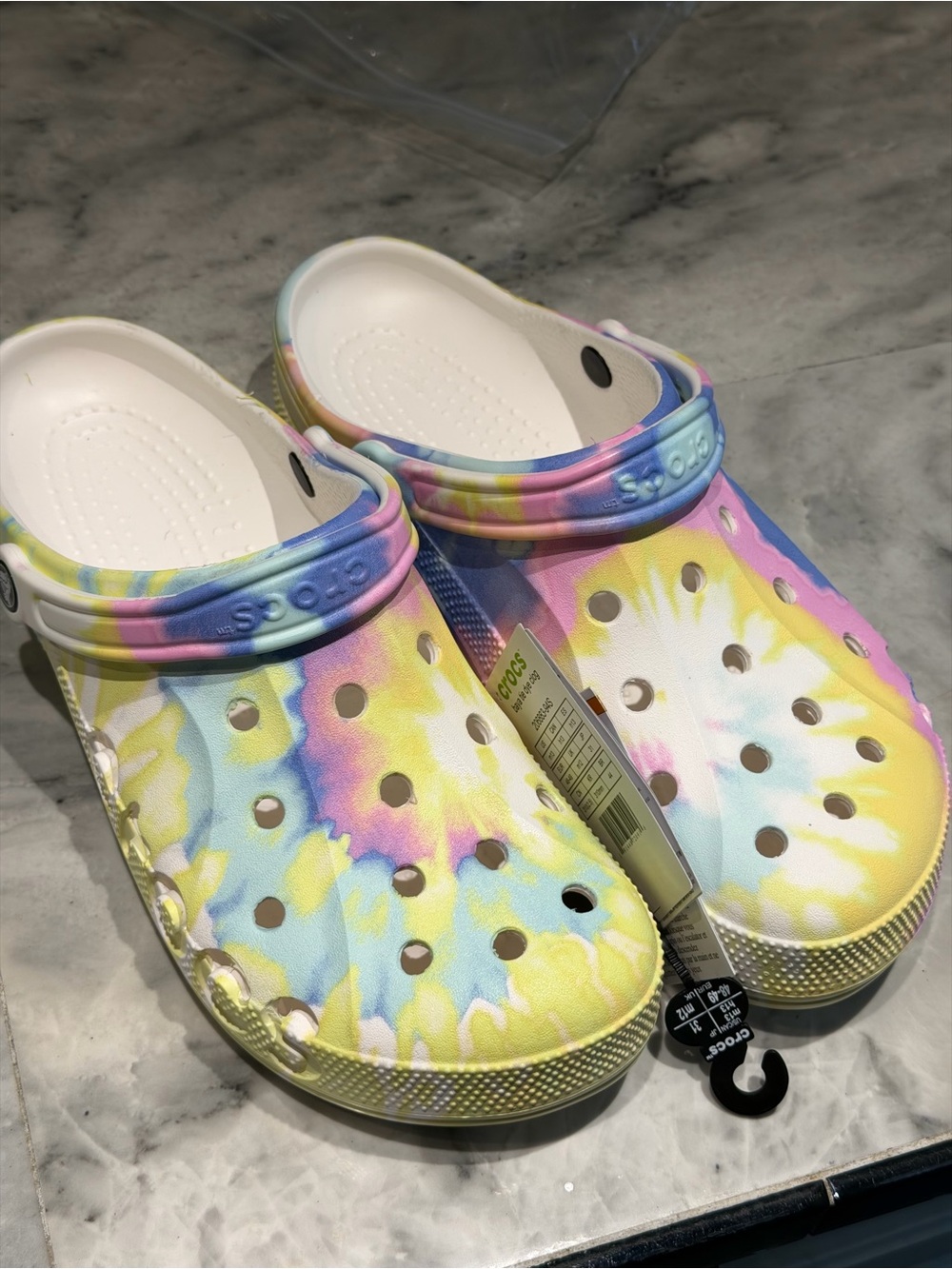 Baya Tie-Dye Clogs - crocs